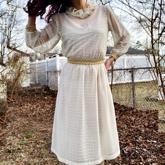 vintage prairie dress